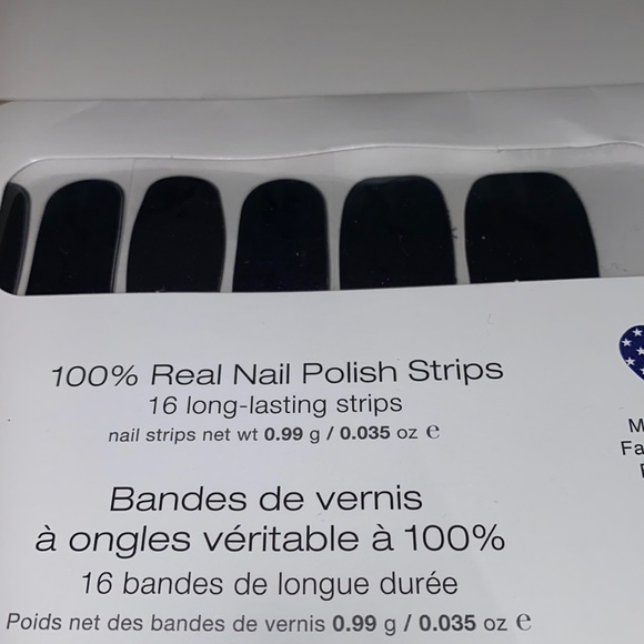 NEW color street purple and black polish strips - Picture 3 of 6